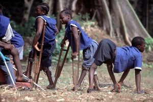 Children living with polio-related disabilities. www.vaccineinformation.org