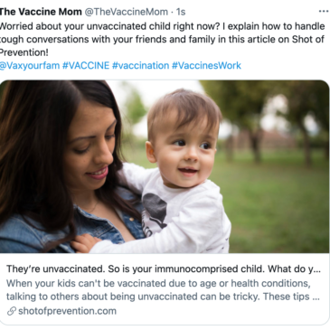 Your unvaccinated, immunocompromised child + your unvaccinated family and friends. How to deal?